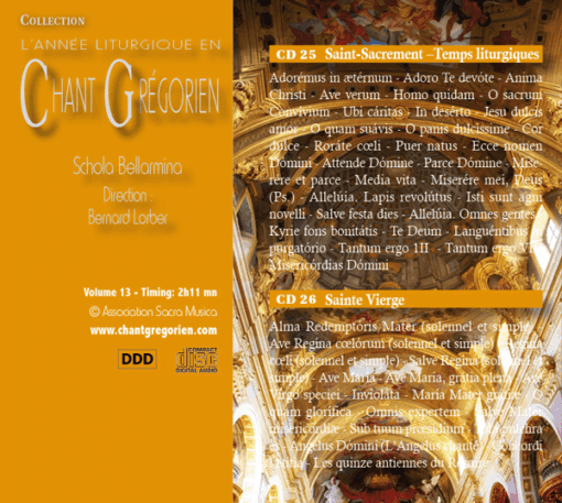 Chant grégorien : motets grégoriens - Volume 13 (CD 25 - 26) – Image 2