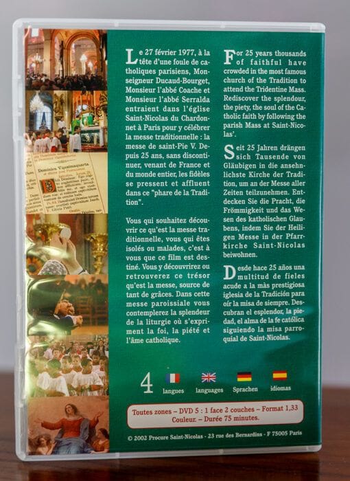 DVD Grand Messe à Saint-Nicolas du Chardonnet – Image 2