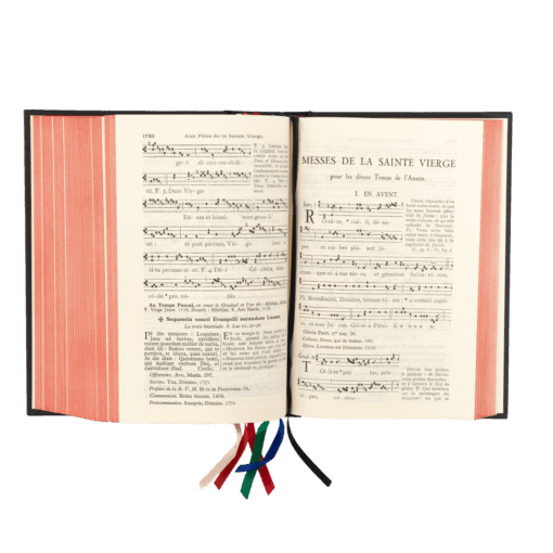 Intérieur du livre le Missel Vesperal Grégorien - Messe de la Sainte Vierge