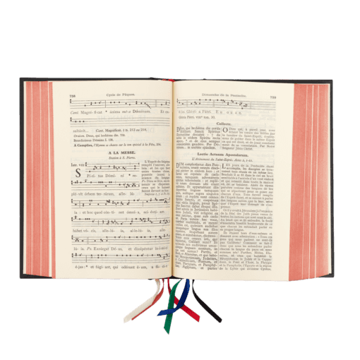 Intérieur du livre le Missel Vesperal Grégorien - Dimanche de la Pentecôte